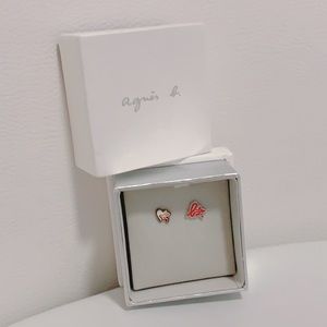 Agnes B Mismatch Stud Earrings